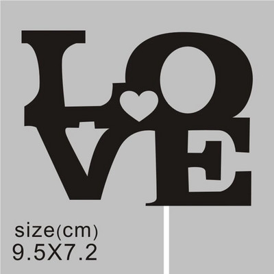 1 vnt. Nuotakos ir jaunikio vestuvių tortas su gimtadieniu Tortas Viršutinės vėliavėlės meilei Šeimos gimtadienio vakarėlio kepimo dekoravimo reikmenys