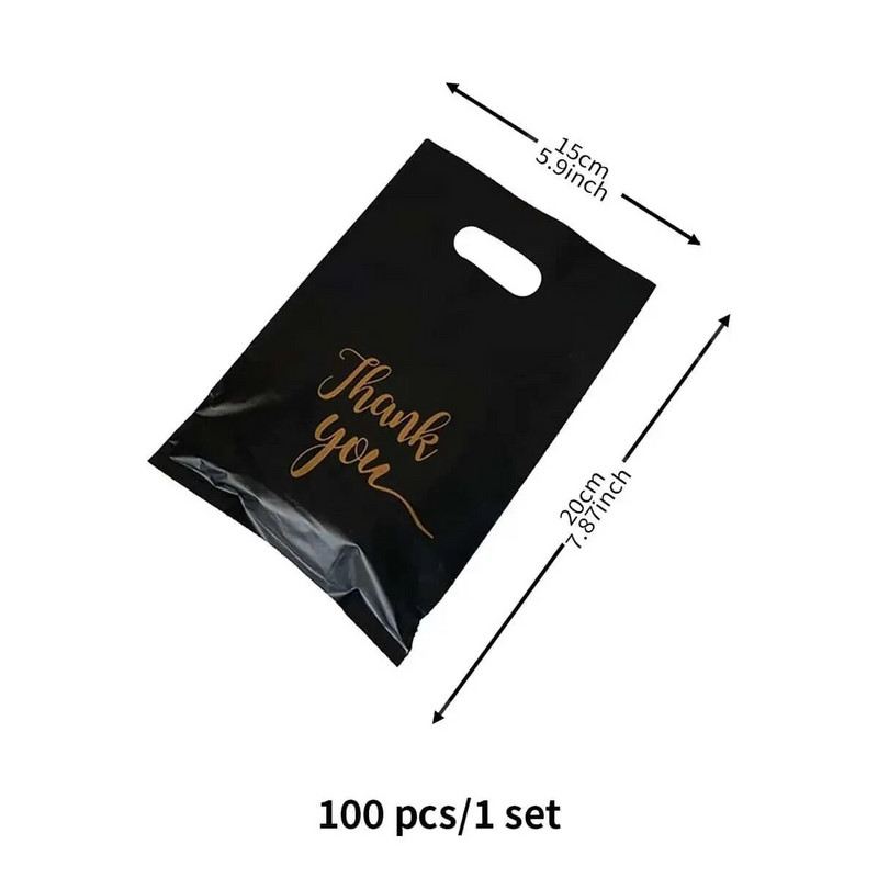 100 vnt Vestuvių vakarėlio maišelis Plastikiniai saldainių dovanų maišeliai sausainių pakavimo maišeliai Gimtadienio vestuvių dovanos svečiams dekoravimo reikmenys