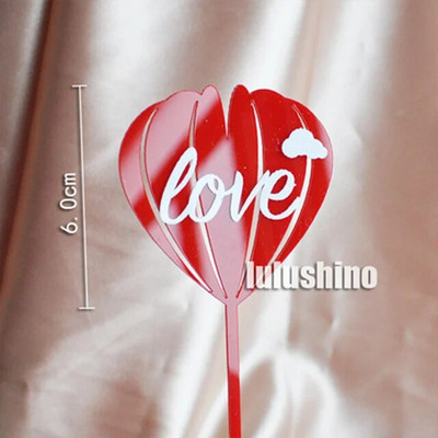 Širdis / rožė / raidė Linksmo gimtadienio tortas Auksinis Sidabrinis Rožės Auksinis Tortas Viršutinė vėliava Vestuvių gimtadienio šventės tortas Vėliavos puošmena