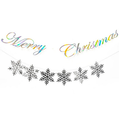 Kalėdų teminis papuošimas snaigės Kalėdų girliandos traukimas Gimtadienio vestuvės Kalėdų vakarėliai Kabantys girliandos papuošimai