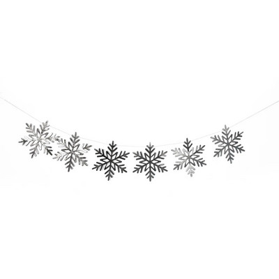 Kalėdų teminis papuošimas snaigės Kalėdų girliandos traukimas Gimtadienio vestuvės Kalėdų vakarėliai Kabantys girliandos papuošimai