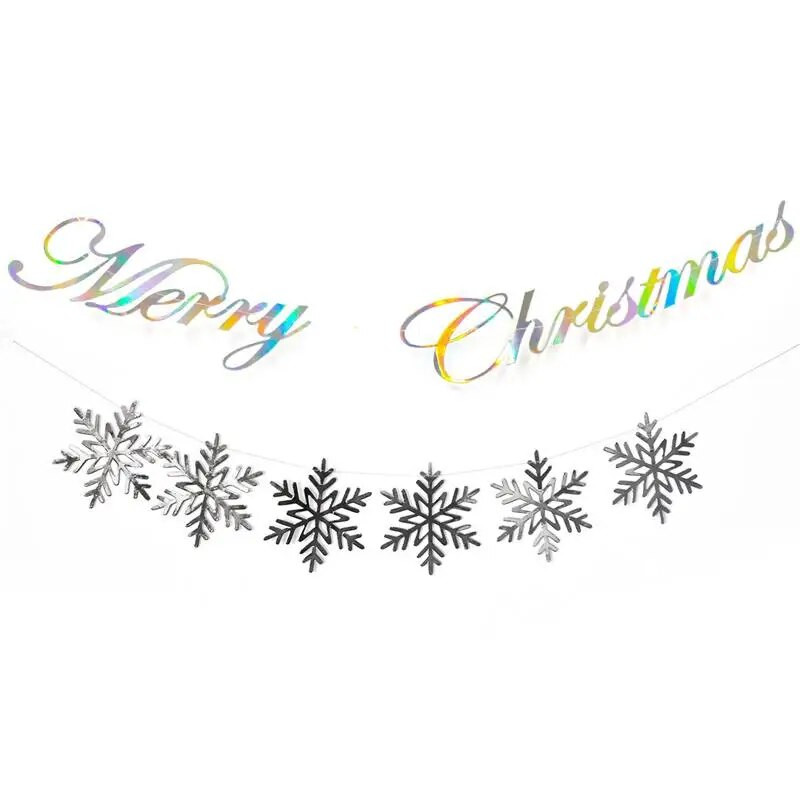 Kalėdų teminis papuošimas snaigės Kalėdų girliandos traukimas Gimtadienio vestuvės Kalėdų vakarėliai Kabantys girliandos papuošimai