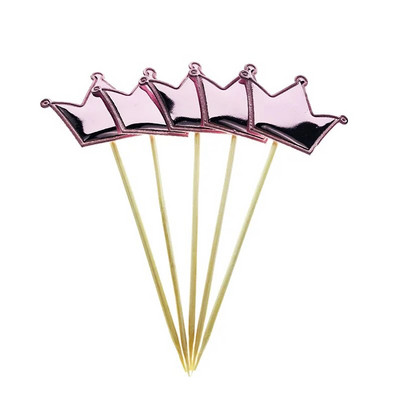 5 vnt. Lovely Cake Topper meilės širdelės žvaigždės karūnos torto dangteliai, skirti gimtadienio keksui vėliavėlė kūdikiui dušo vakarėliui vestuvių dekoravimo reikmenys