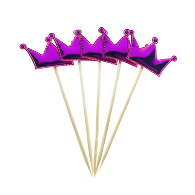 5 vnt. Lovely Cake Topper meilės širdelės žvaigždės karūnos torto dangteliai, skirti gimtadienio keksui vėliavėlė kūdikiui dušo vakarėliui vestuvių dekoravimo reikmenys