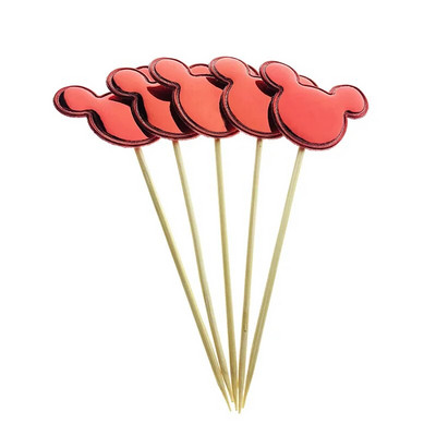 5 vnt. Lovely Cake Topper meilės širdelės žvaigždės karūnos torto dangteliai, skirti gimtadienio keksui vėliavėlė kūdikiui dušo vakarėliui vestuvių dekoravimo reikmenys