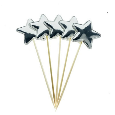 5 vnt. Lovely Cake Topper meilės širdelės žvaigždės karūnos torto dangteliai, skirti gimtadienio keksui vėliavėlė kūdikiui dušo vakarėliui vestuvių dekoravimo reikmenys