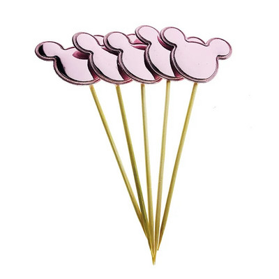 5 vnt. Lovely Cake Topper meilės širdelės žvaigždės karūnos torto dangteliai, skirti gimtadienio keksui vėliavėlė kūdikiui dušo vakarėliui vestuvių dekoravimo reikmenys