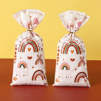 25/50/100 Подаръчни торбички за парти на русалка Торбичка за опаковане на бисквити Опашка на русалка Подаръчна торбичка за момиче за гости Консумативи за рожден ден Baby Shower