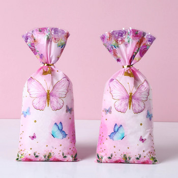 25/50/100 Подаръчни торбички за парти на русалка Торбичка за опаковане на бисквити Опашка на русалка Подаръчна торбичка за момиче за гости Консумативи за рожден ден Baby Shower
