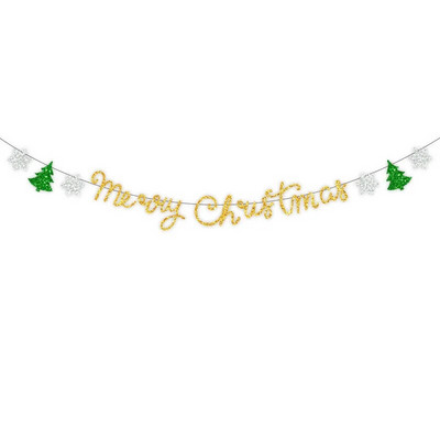 Kalėdų teminis vakarėlis Kalėdų Linksmas reklamjuostė Snaigės Varpeliai Gėlių traukimas Šventinis Vakarėlio fonas Pakabinamas šukės girlianda Decora