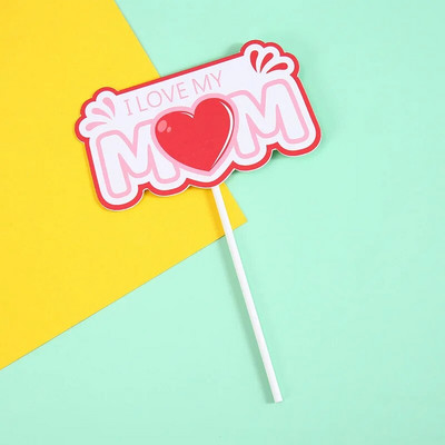 ins 1 комплект торта за торта за рожден ден на мама Happy mothers day Cupcake Topper за десертна торта Подарък за деня на майката Декорация за парти за рожден ден