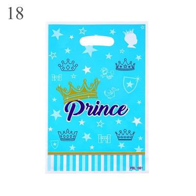 10 бр./Партида Детска пластмасова чанта за бонбони Чанти за парти плячка Печатни торбички за подаръци Сувенири за парти Консумативи Декор Опаковка за детски рожден ден Украса