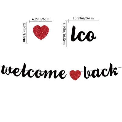 Знаме за декорация на парти за откриването на сезона Добре дошли отново Откриващ банер Училищен автобус Висулка Висящ гирлянд от овесарка в училищните класни стаи