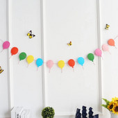Creative Love Bunting Balloon Banner Garland Мястото за рожден ден е украсено с реквизит Празненства в детската градина Направи си сам