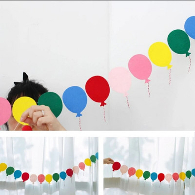 Creative Love Bunting Balloon Banner Garland Мястото за рожден ден е украсено с реквизит Празненства в детската градина Направи си сам