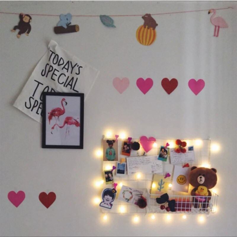 Creative Love Bunting Balloon Banner Garland Мястото за рожден ден е украсено с реквизит Празненства в детската градина Направи си сам