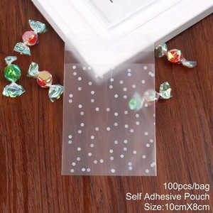 Сватбена чанта Опаковка Прозрачен целофан бонбони бисквитка подарък чанта коледни торби матирано OPP рожден ден бонбони опаковка чанта торбичка