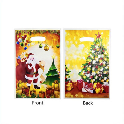 10/20/30 бр. Коледна чанта за бисквитки с бонбони Коледа Дядо Коледа Торба за подарък Elk Коледна парти украса за дома Новогодишна чанта за опаковане