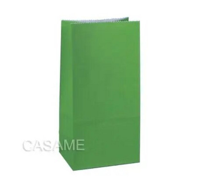 Мини крафт хартиени торбички 10 бр./лот торбички за изправяне на точки Дете парти рожден ден храна хартия крафт печат Опаковка за подаръци торбичка за лакомства Консумативи