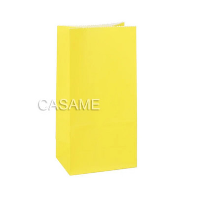 Мини крафт хартиени торбички 10 бр./лот торбички за изправяне на точки Дете парти рожден ден храна хартия крафт печат Опаковка за подаръци торбичка за лакомства Консумативи