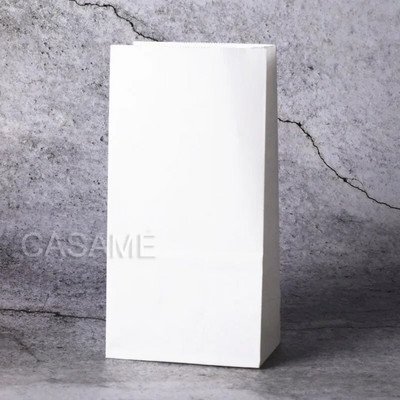 Мини крафт хартиени торбички 10 бр./лот торбички за изправяне на точки Дете парти рожден ден храна хартия крафт печат Опаковка за подаръци торбичка за лакомства Консумативи