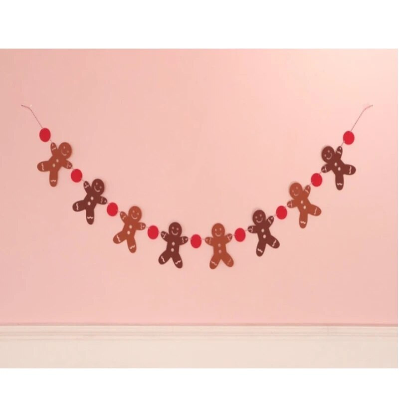 2,3 mln. Kalėdų puošmena Meduolis Žmogus traukia gėlių reklamjuosčių festivalis Linksmų Kalėdų Naujųjų Metų vakarėlis Kabanti šutvė girlianda Decorati