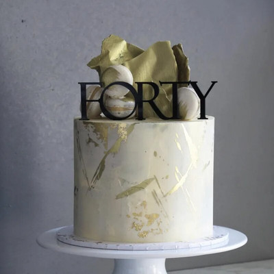 Naujo numerio su gimtadieniu torto viršelis auksinis trisdešimt penkiasdešimt akrilo torto viršus desertas Decoratio didžiosios raidės kepimo reikmenys