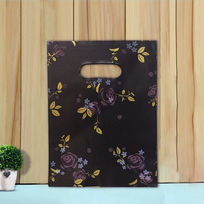 50 vnt 15x20cm / 20x30cm mažas papuošalų maišelis Mielo rašto plastikinis maišelis su rankena Dovanų maišeliai Saldainių sausainių vakarėlio pakavimo maišelis