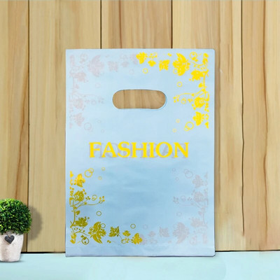 50 vnt 15x20cm / 20x30cm mažas papuošalų maišelis Mielo rašto plastikinis maišelis su rankena Dovanų maišeliai Saldainių sausainių vakarėlio pakavimo maišelis