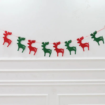 Kalėdų žvaigždės eglutė, snaigės raidės, neaustinės vėliavos reklamjuostės Linksmų Kalėdų šeimos vakarėlis Apsipirkimo langas kabanti girlianda