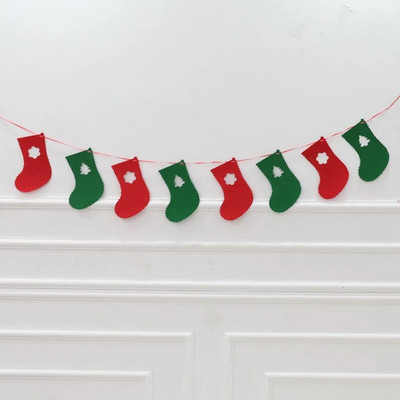 Kalėdų žvaigždės eglutė, snaigės raidės, neaustinės vėliavos reklamjuostės Linksmų Kalėdų šeimos vakarėlis Apsipirkimo langas kabanti girlianda