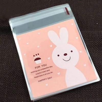 50 vnt/stal. Mielos širdies temos saldainių sausainių maišeliai Vestuvių gimtadienio vakarėliui saldainių buscuit pakavimo maišelis Kalėdų plastikiniai dovanų maišeliai