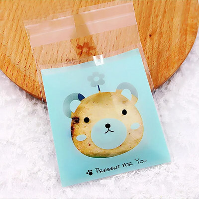 50 vnt/stal. Mielos širdies temos saldainių sausainių maišeliai Vestuvių gimtadienio vakarėliui saldainių buscuit pakavimo maišelis Kalėdų plastikiniai dovanų maišeliai