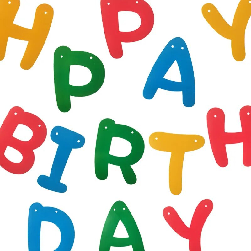 Ins Mielas Spalvingas Gimtadienio Laiškas Ištraukimas Vėliavos gimtadienio vakarėlis Kūdikio pirmųjų metų pasveikinimo vakarėlio fonas Kabanti ešerių girlianda