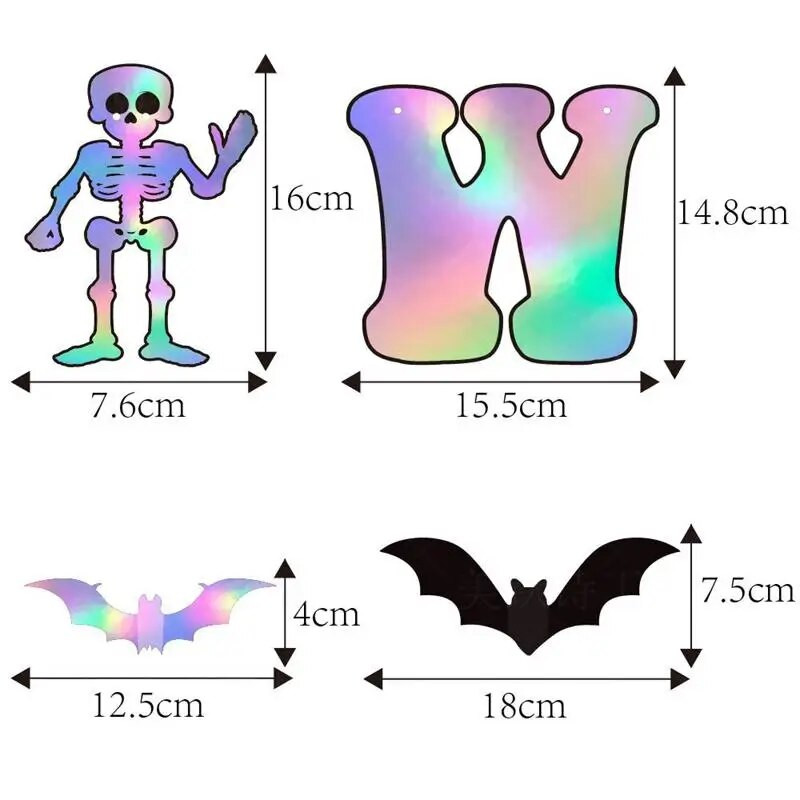 Helovino dekoravimas Linksmas Helovinas Vėliavos traukimas Reklamjuostė Ghost Festival Vakarėlio lango fonas Kabanti girlianda namų dekoro reikmenys