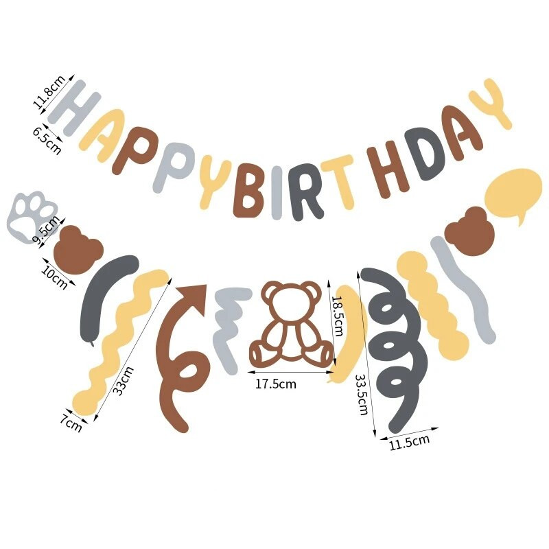 Ins Style neaustinės susuktos girliandos reklamjuostė Daisy Bunting reklaminė juosta Vaikų gimtadienio vakarėlio kūdikių dušo dekoracija