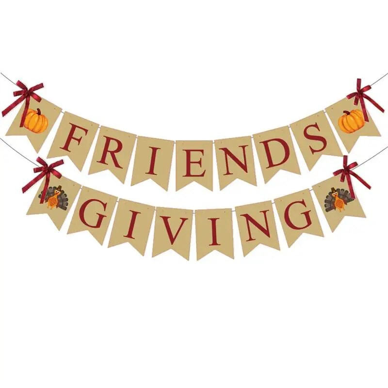 Rudens padėkos vakarėlio dekoravimas klevo lapų kalakuto spiralinis pakabukas vėliavos traukimas derliaus nuėmimo gimtadienio vakarėlis kabanti girlianda Decora