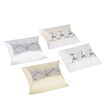 10/20/30 vnt. Pagalvė Vestuvių Vakarėlis „Pasidaryk pats“ popierinė dovanų dėžutė saldainių dėžutės Tiekimo priedai „Favour“ kraftpopieriaus dovanų dėžutės