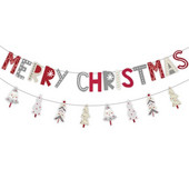 Kalėdų puošmena Linksmų Kalėdų Laiškas Ištraukite Vėliavos Vaikams Kalėdų Navidad Naujųjų Metų vakarėlio fonas Pakabinamas šukės girliandos dekoras