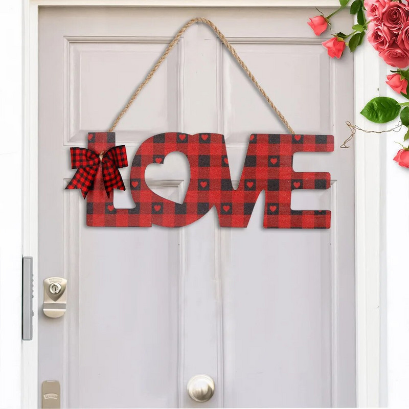 1 vnt LOVE Valentino dienos vakarėlio kabantis ženklas Meilės lankas kabantis ženklas Vestuvių išpažinčių scenos dekoravimas