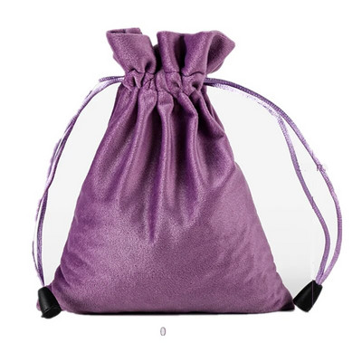 10x15/14x18/16x20/20x30cm Moteriški papuošalai, flaneliniai raištelių maišeliai Vakarėliui ir vestuvėms dovanų paketas Aksominis kosmetikos laikymo dulkių maišelis