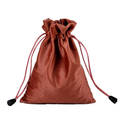 10x15/14x18/16x20/20x30cm Moteriški papuošalai, flaneliniai raištelių maišeliai Vakarėliui ir vestuvėms dovanų paketas Aksominis kosmetikos laikymo dulkių maišelis