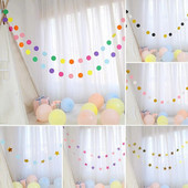 Ins Creative 4M Penkiakampė žvaigždės vėliava apvali žvaigždutė Popierinės girliandos Reklamjuostė Gimtadienio fonas Sienų papuošalai Styginių vėliava Par