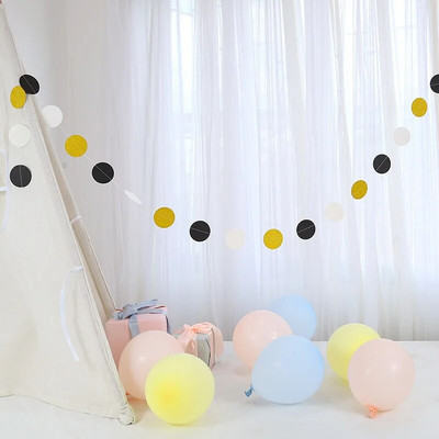 Ins Creative 4M Penkiakampė žvaigždės vėliava apvali žvaigždutė Popierinės girliandos Reklamjuostė Gimtadienio fonas Sienų papuošalai Styginių vėliava Par