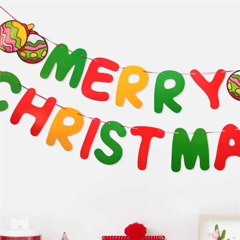 Kalėdų tema Kalėdų varpeliai Raudoni Žalia Raidžių Ištraukiama Vėliava Reklaminė juosta Linksmų Kalėdų prekybos centro vakarėlio fonas Kabanti girlianda Decorati