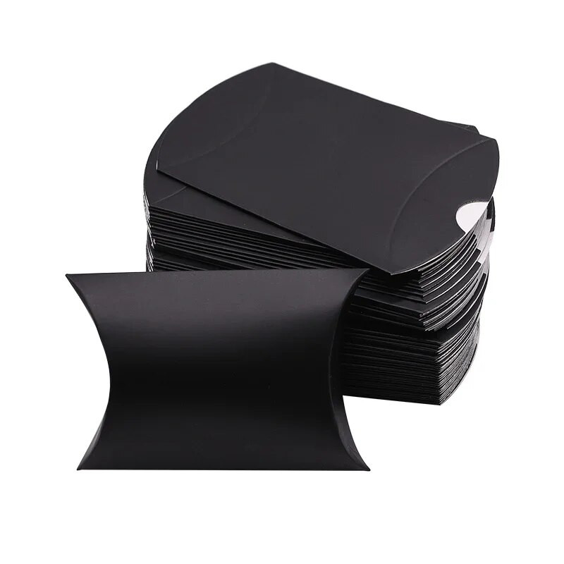 10/20/30 vnt. Pagalvės saldainių dėžutė Kraftpopierinė Kalėdų dovanų pakavimo dėžutės Saldainių maišeliai Vestuvių pasiūlymai Gimtadienio dekoracijos