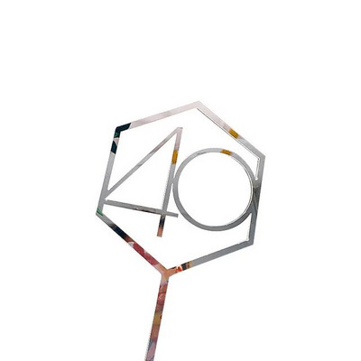 Hello Thirty Happy Birthday Cake Topper Gold Acrylic Number 30 Acrylic Cupcake Topper for 30th Birthday Party Cake Decorations