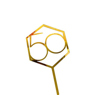 Hello Thirty Happy Birthday Cake Topper Gold Acrylic Number 30 Acrylic Cupcake Topper for 30th Birthday Party Cake Decorations
