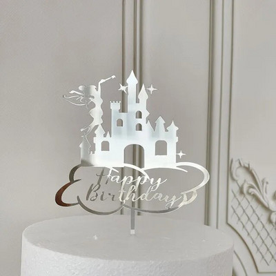 New Cartoon Happy Birthday Acrylic Cake Topper Cute Boy Witch Cake Topper For Kids Birthday Party Διακοσμήσεις τούρτας Baby Shower