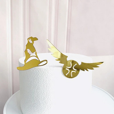 New Cartoon Happy Birthday Acrylic Cake Topper Cute Boy Witch Cake Topper For Kids Birthday Party Διακοσμήσεις τούρτας Baby Shower